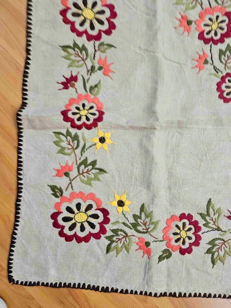 Tafelkleed Grijs 154/126 cm, Huis en Inrichting, Tafelkleden, Gebruikt, Etten-Leur, DJT@dejuistetoon.eu, Ophalen of Verzenden