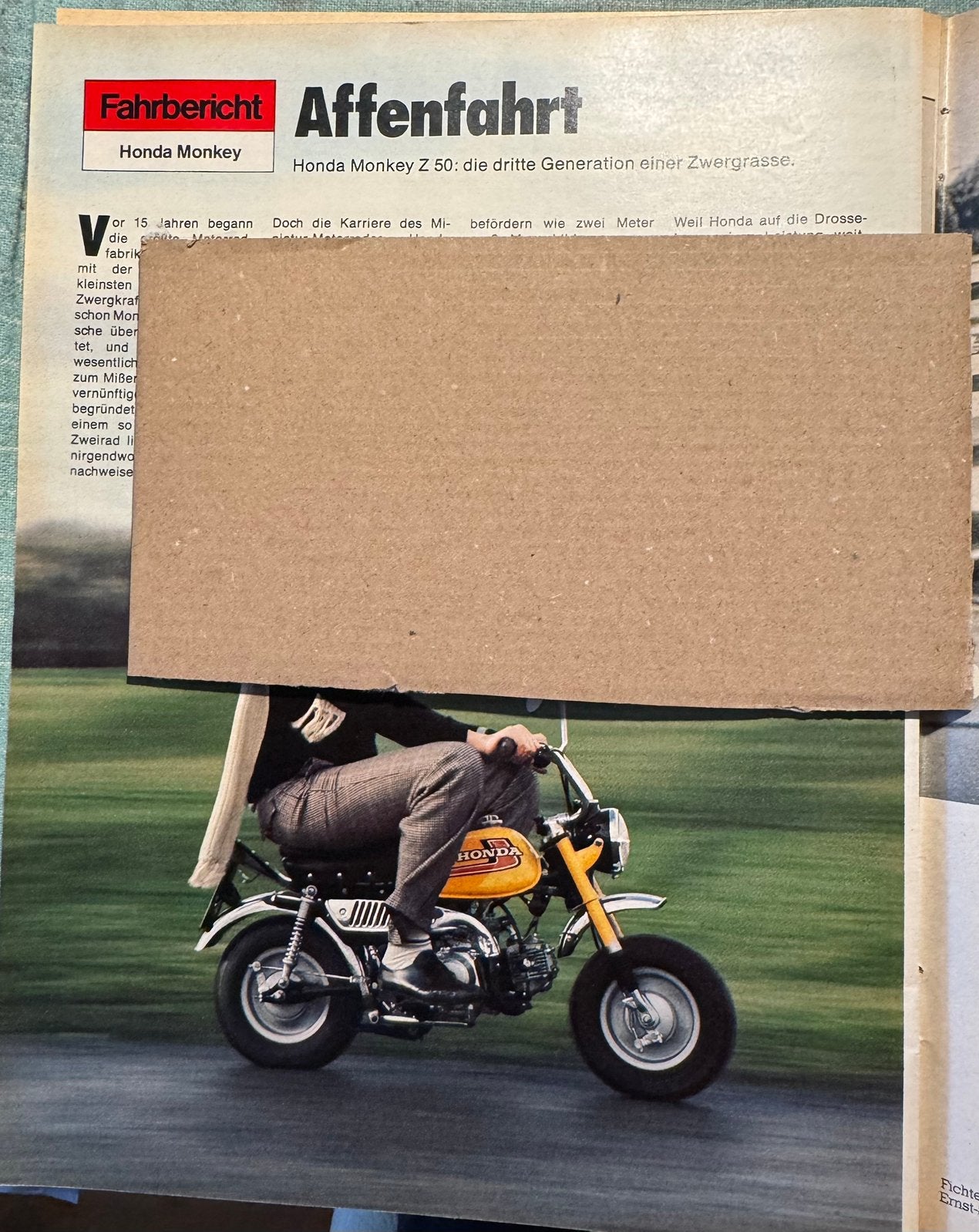 Verslag 1977 Honda Monkey, Verzenden, Zo goed als nieuw, Motoren