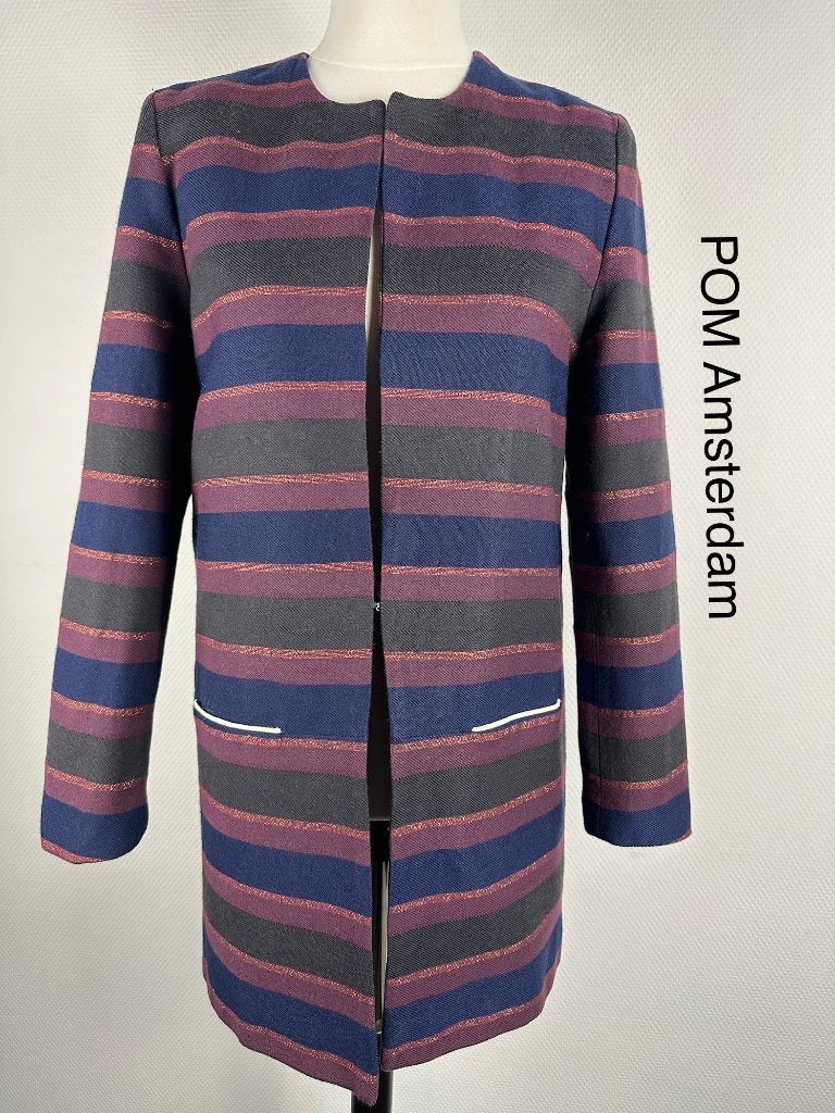 POM Amsterdam Blazer  (mt: 38/40) Nieuw 4,2/13, Maat 38/40 (M), POM Amsterdam, Blauw, POM Amsterdam