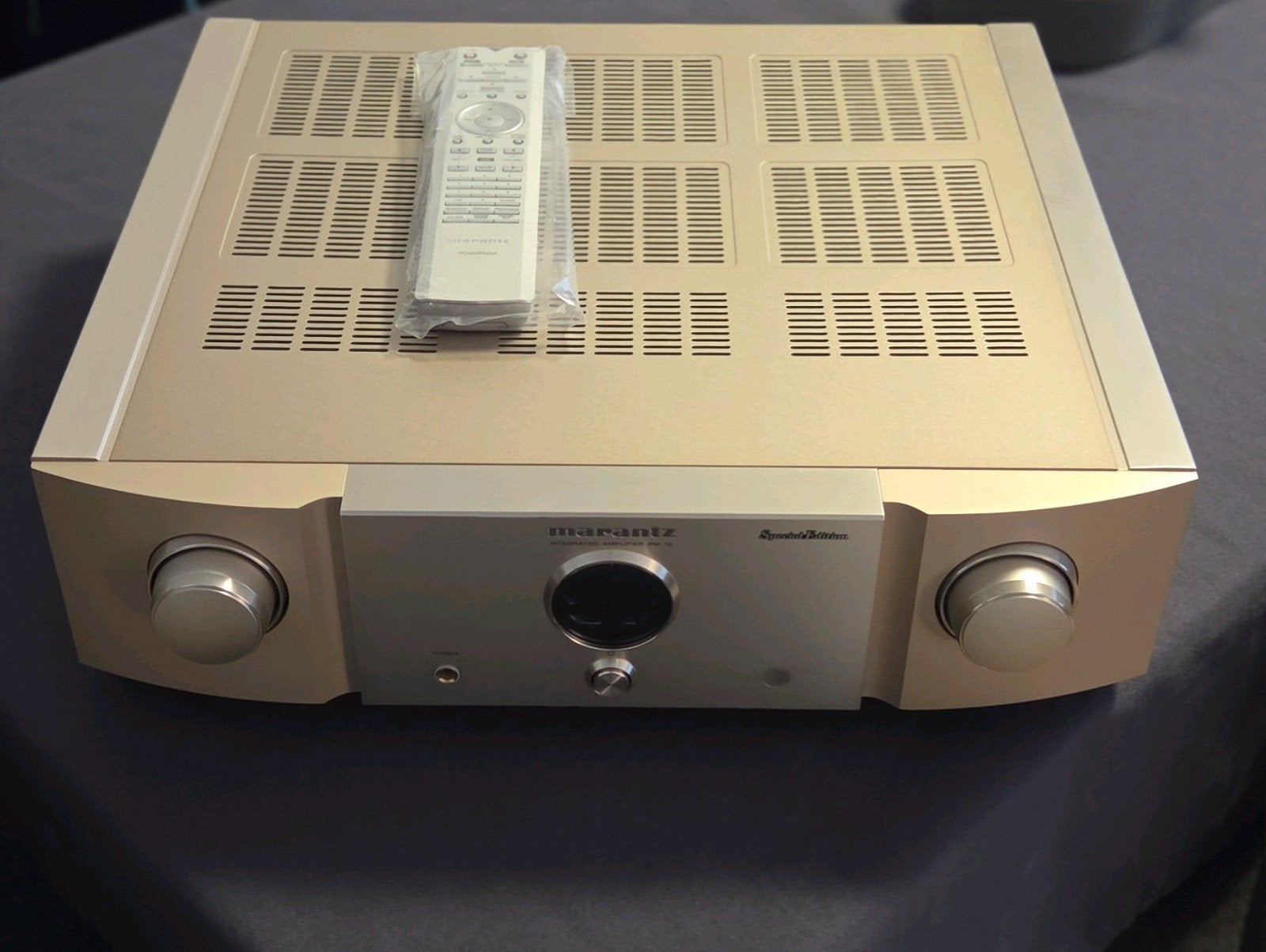 Marantz PM 12 GOLD Special Edition Nieuwstaat OP 3500€, Ophalen, Zo goed als nieuw, 120 watt of meer, Marantz