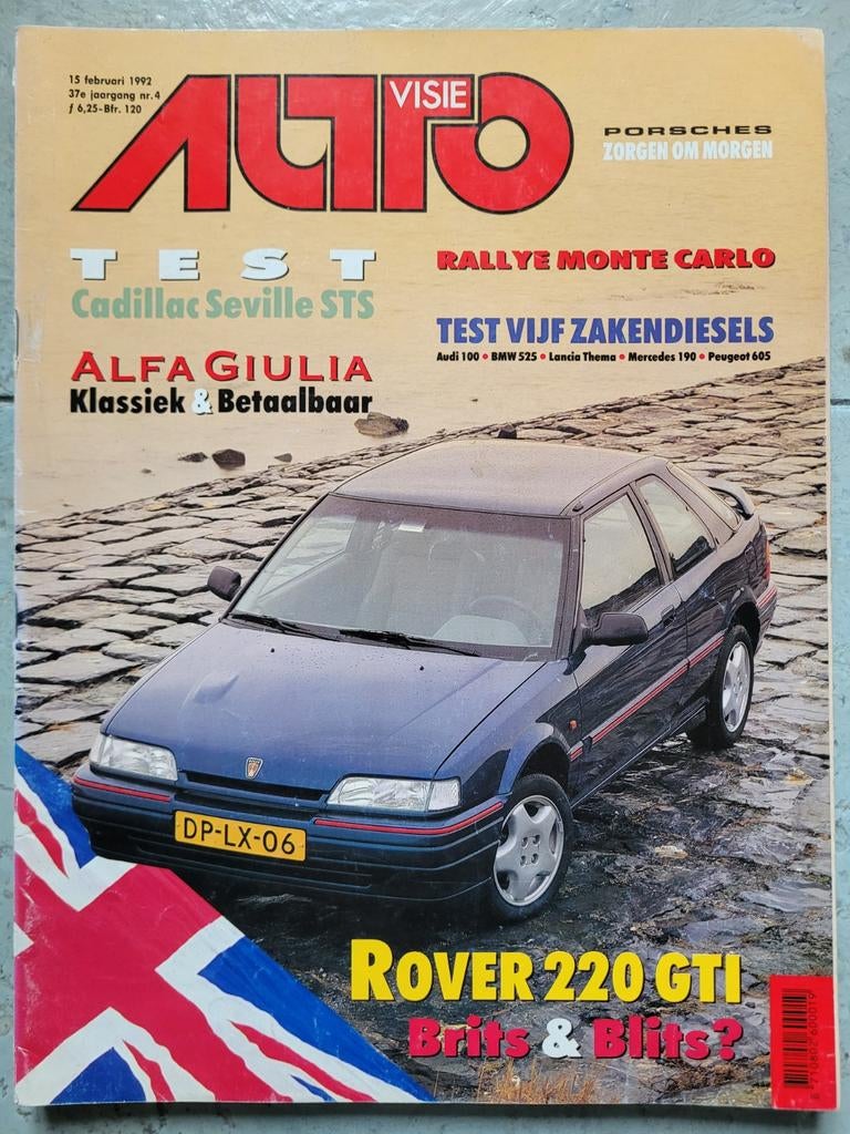 Autovisie nr 4 van 1992, Ophalen of Verzenden, Gelezen, Algemeen