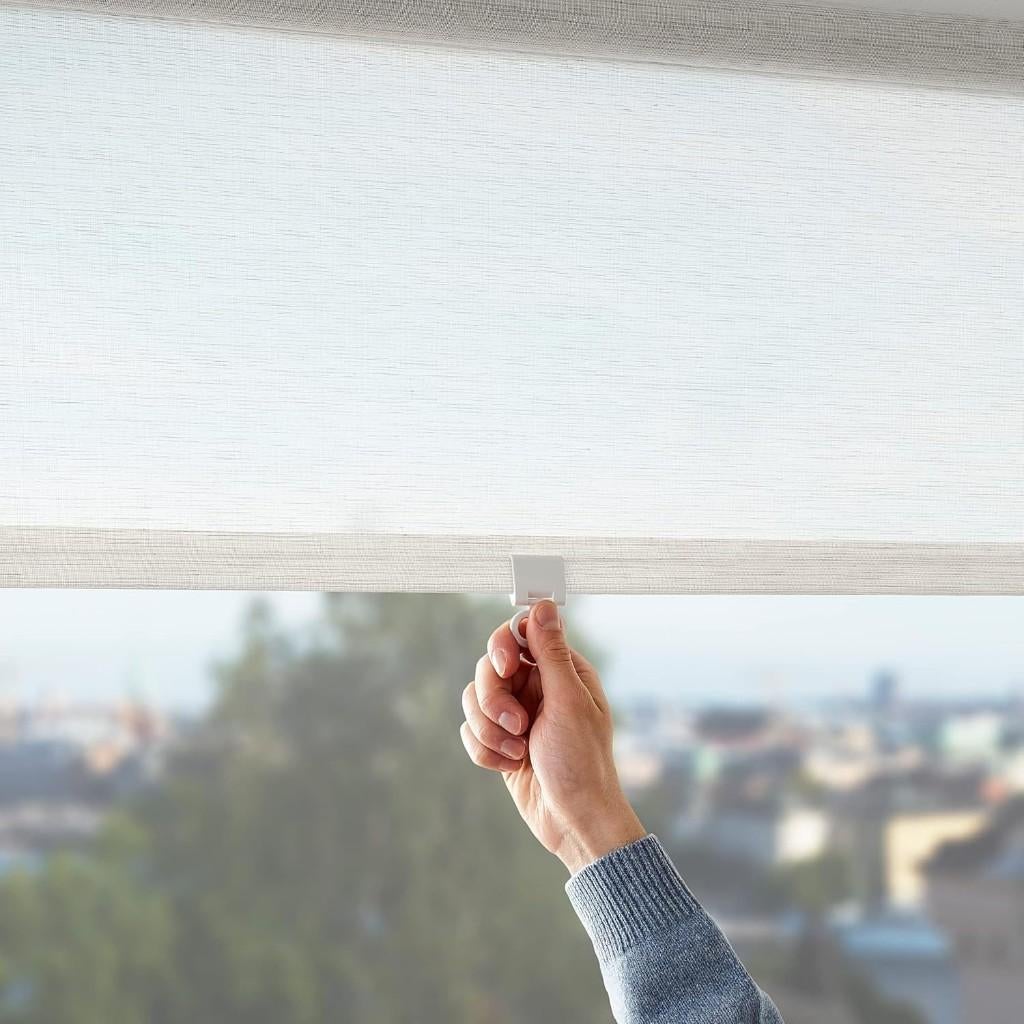 IKEA SANDVEDEL Roller blind 80x195 (New), Huis en Inrichting, Stoffering | Gordijnen en Lamellen, Ophalen, Beige, Nieuw, 50 tot 100 cm