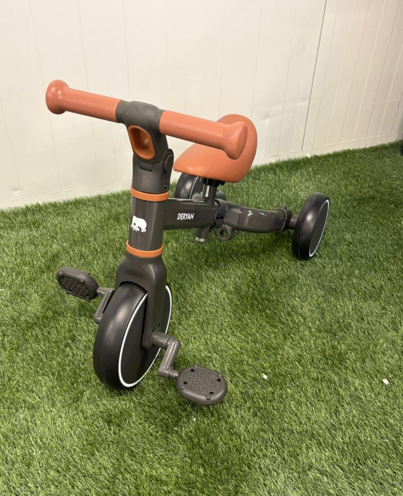 Deryan Jaime 2-in-1 Luxe Loopfiets - Zwart, Ophalen of Verzenden, Zo goed als nieuw, Overige typen