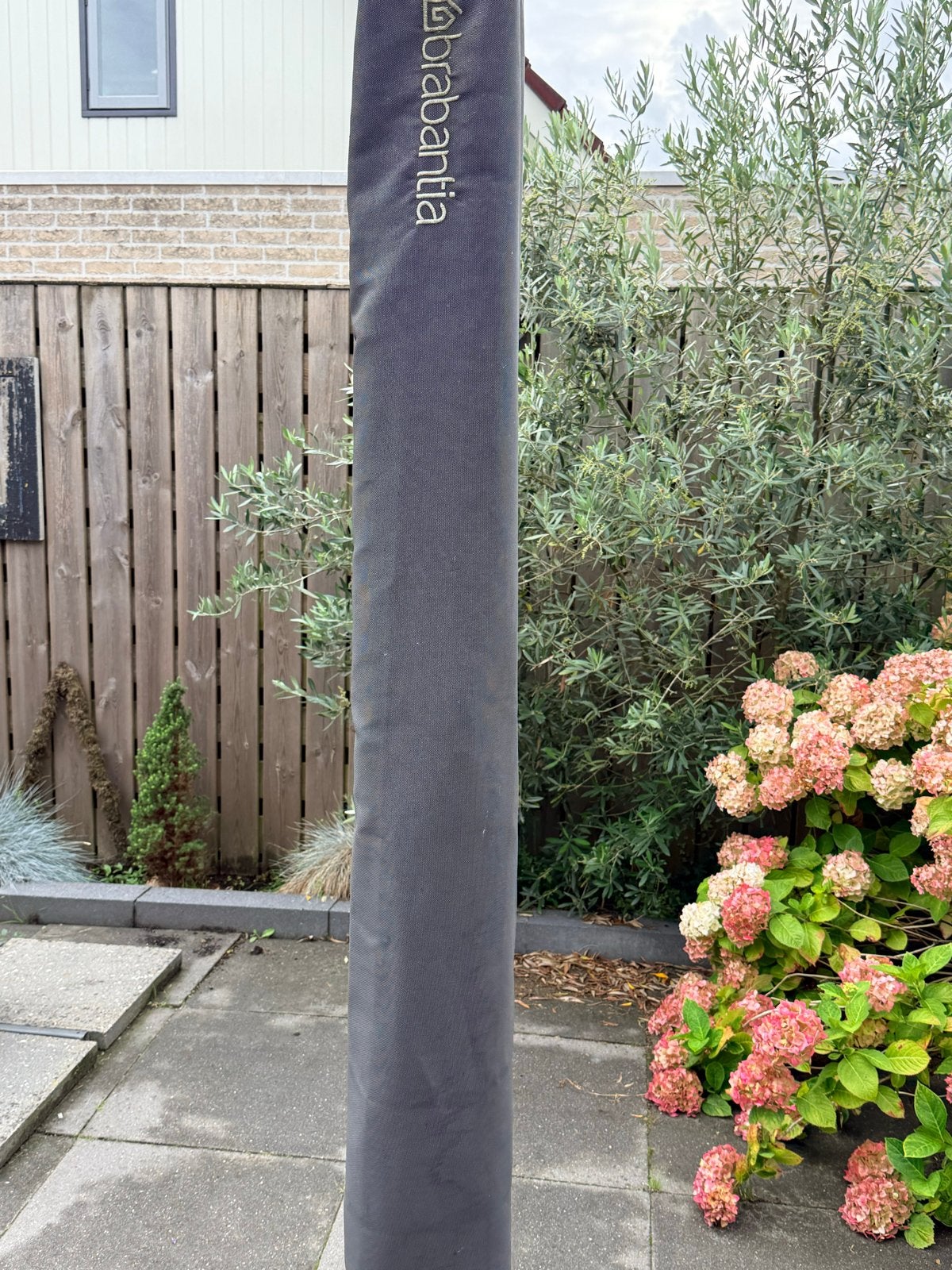 Brabantia Droogmolen 50 meter met hoes, Tuin en Terras, Droogmolens en Wasrekken, Ophalen, Zo goed als nieuw, Droogmolen