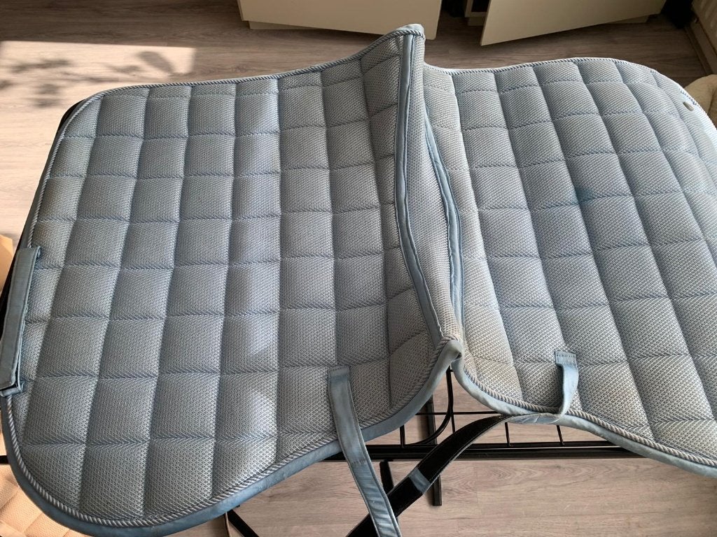 dekje licht blauw, Ophalen of Verzenden, Gebruikt, Blauw
