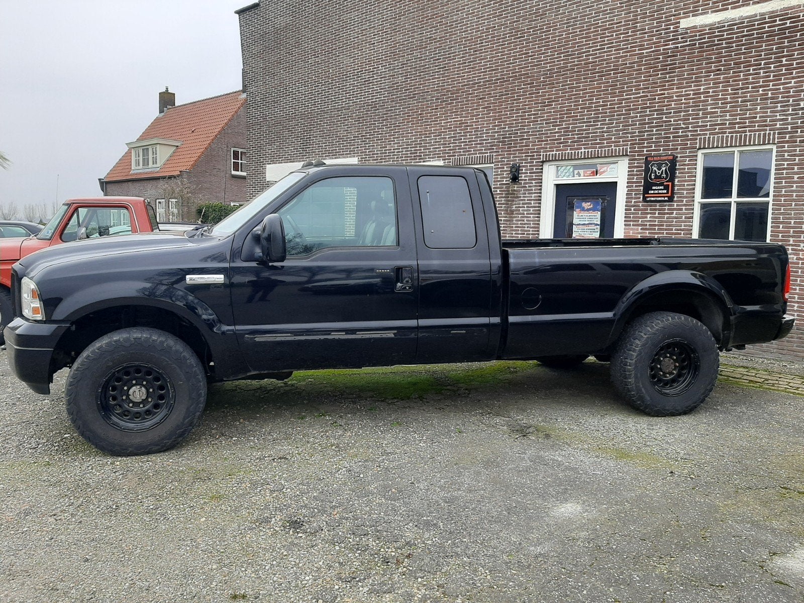 Ford f250/f 250 6.0 powerstroke turbo diesel 2006., Automaat, Zwart, Diesel, Vierwielaandrijving