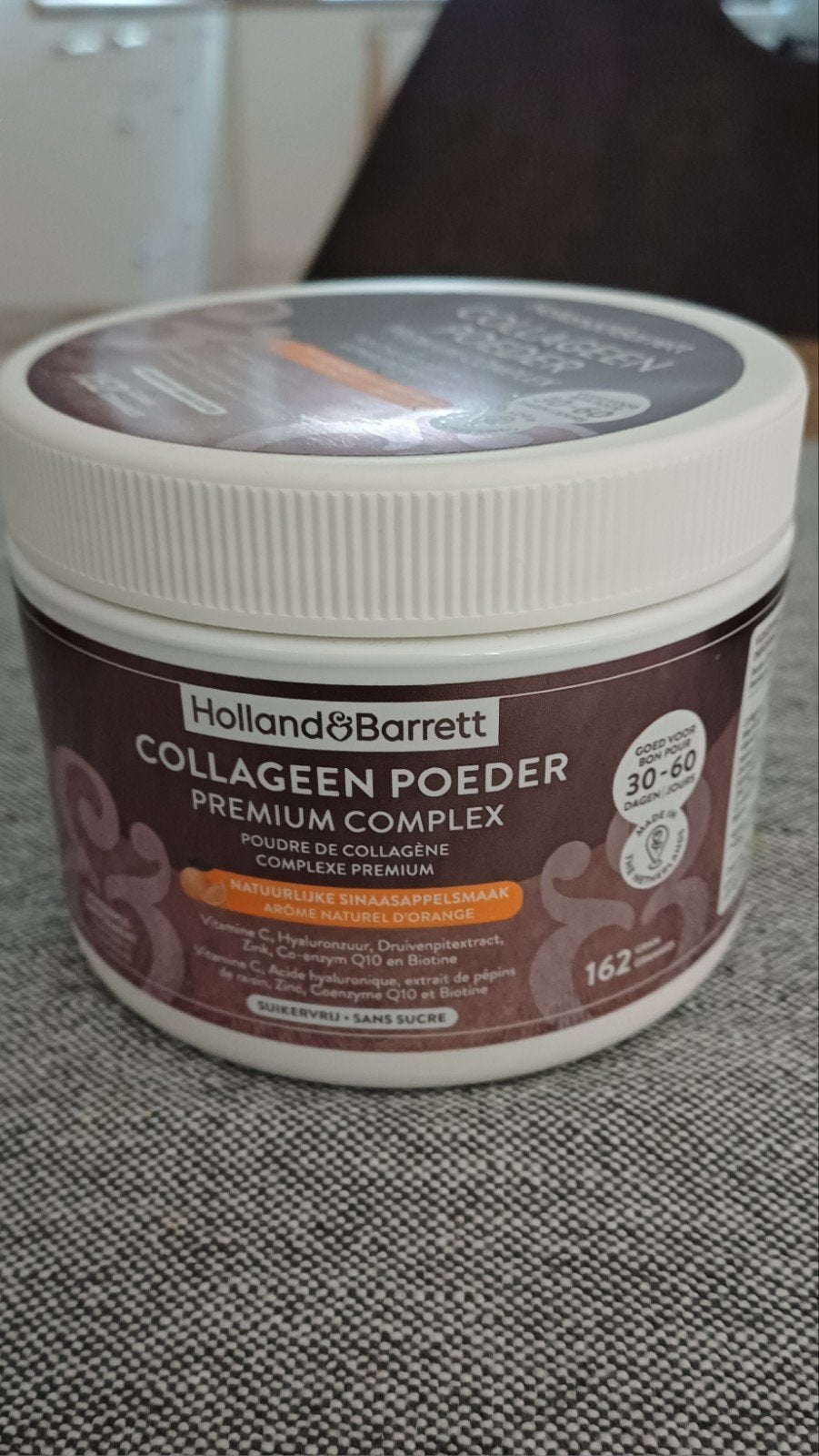 Holland & Barrett Collageen Poeder Premium Complex 162 gr, Ophalen of Verzenden, Nieuw, Poeder of Drank