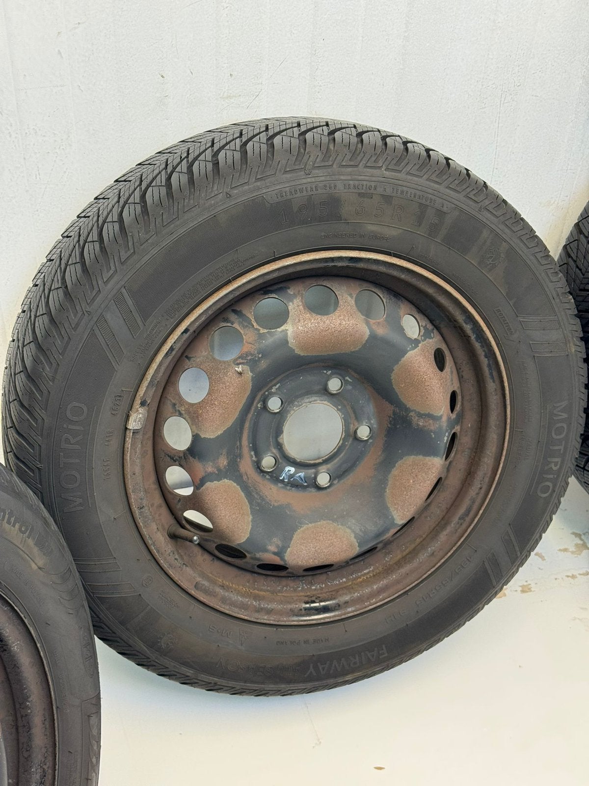 Renault Scenic III bj.2011 All-Seasons banden met velgenset, Gebruikt, 15 inch, Ophalen of Verzenden, All Season
