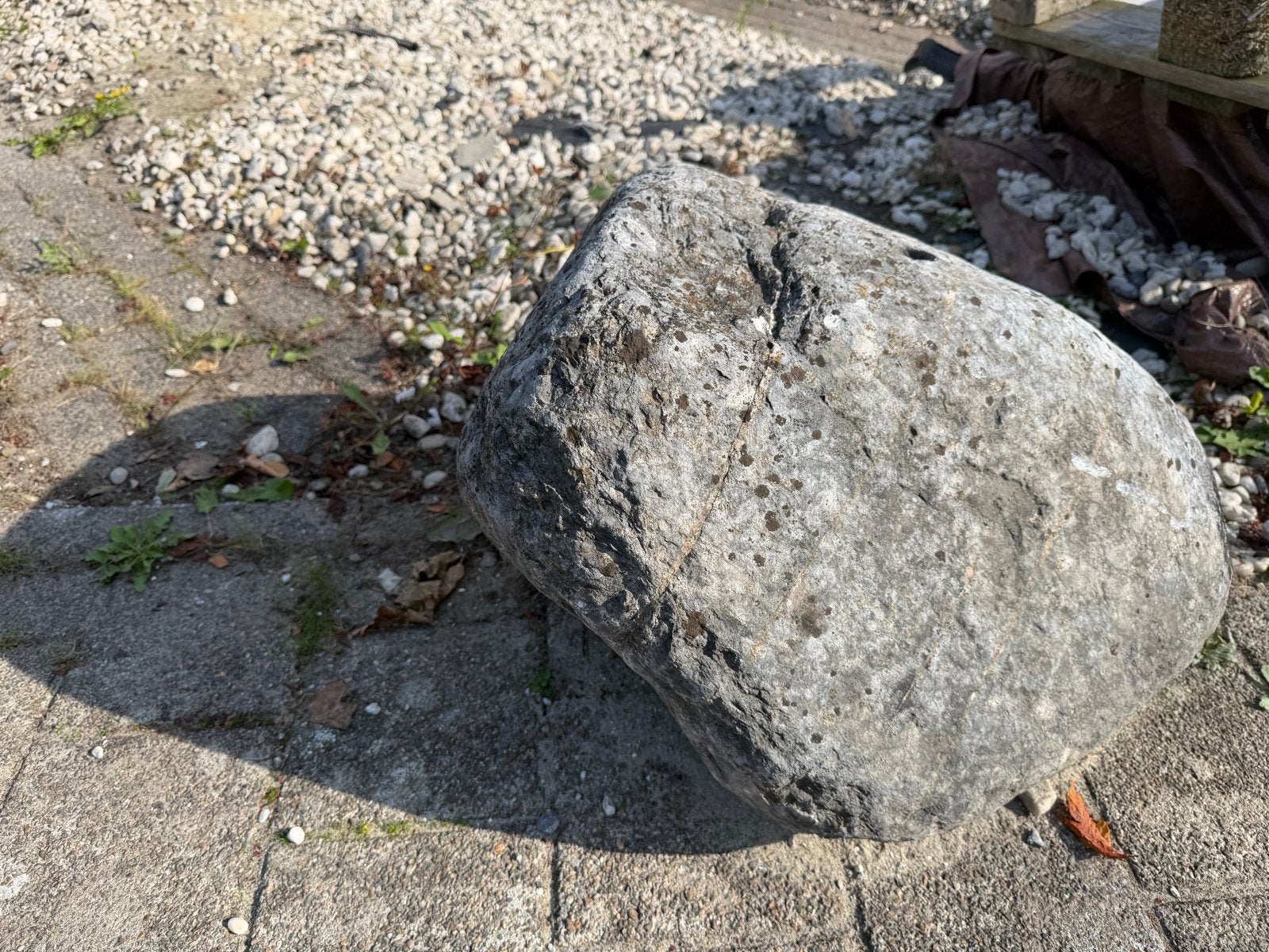 Natuurstenen Fontein - Uniek Waterornament voor Tuin, Tuin en Terras, Ophalen, Gebruikt, Graniet, Fontein