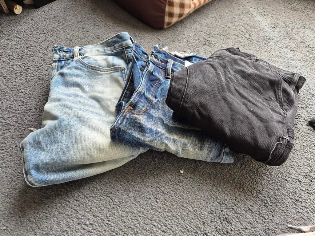 Jeans merk mnml  maat 28, Ophalen of Verzenden, Zo goed als nieuw, Blauw, W32 (confectie 46) of kleiner