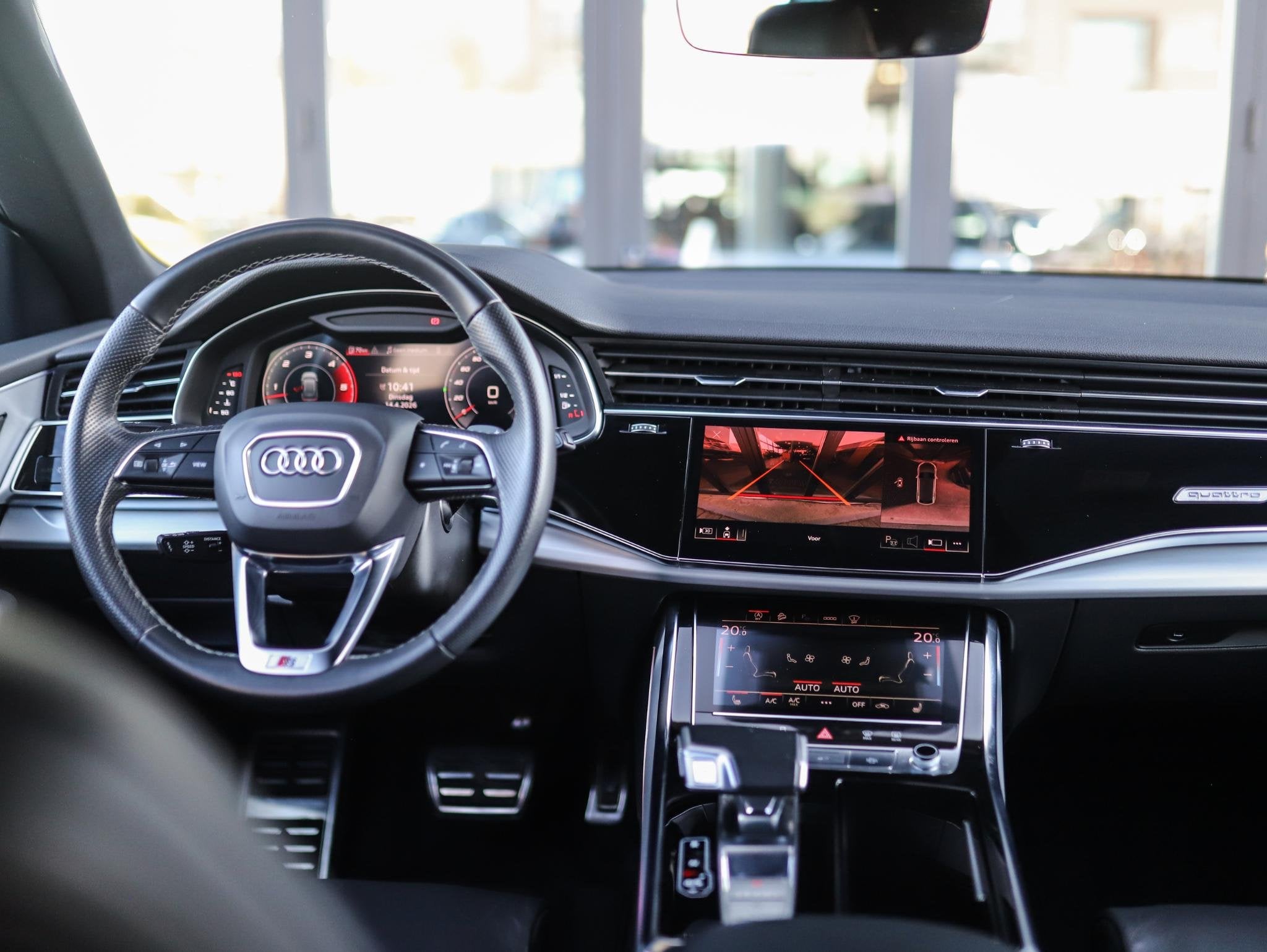 Audi Q8 50 TDI quattro Pro Line Advanced | B&O | Achterasbes, Auto's, Audi, Automaat, Gebruikt, Automatische klimaatregeling, 2145 kg