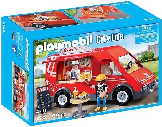 5632 en/of 5677 de foodtruck / frietwagen, Complete set, Nieuw, Ophalen of Verzenden, City life