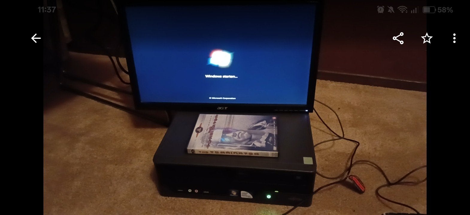 FujitsuSiemens Computer 5100 met 4TB opslag en Microsoft set, Ophalen, Gebruikt, HDD, Fujitsu Siemens
