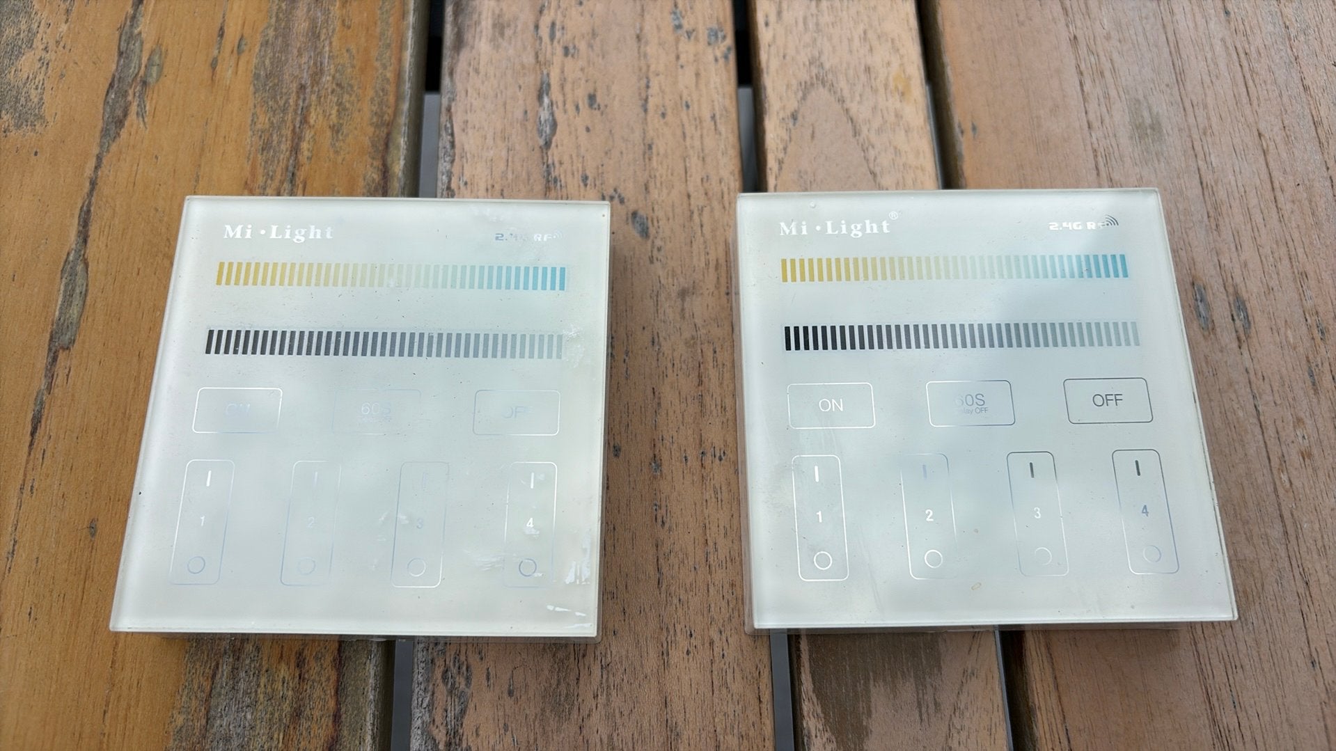 2x Mi-Light Smart Panel Afstandsbediening, Wit, Overige merken, Kunststof, Ophalen of Verzenden