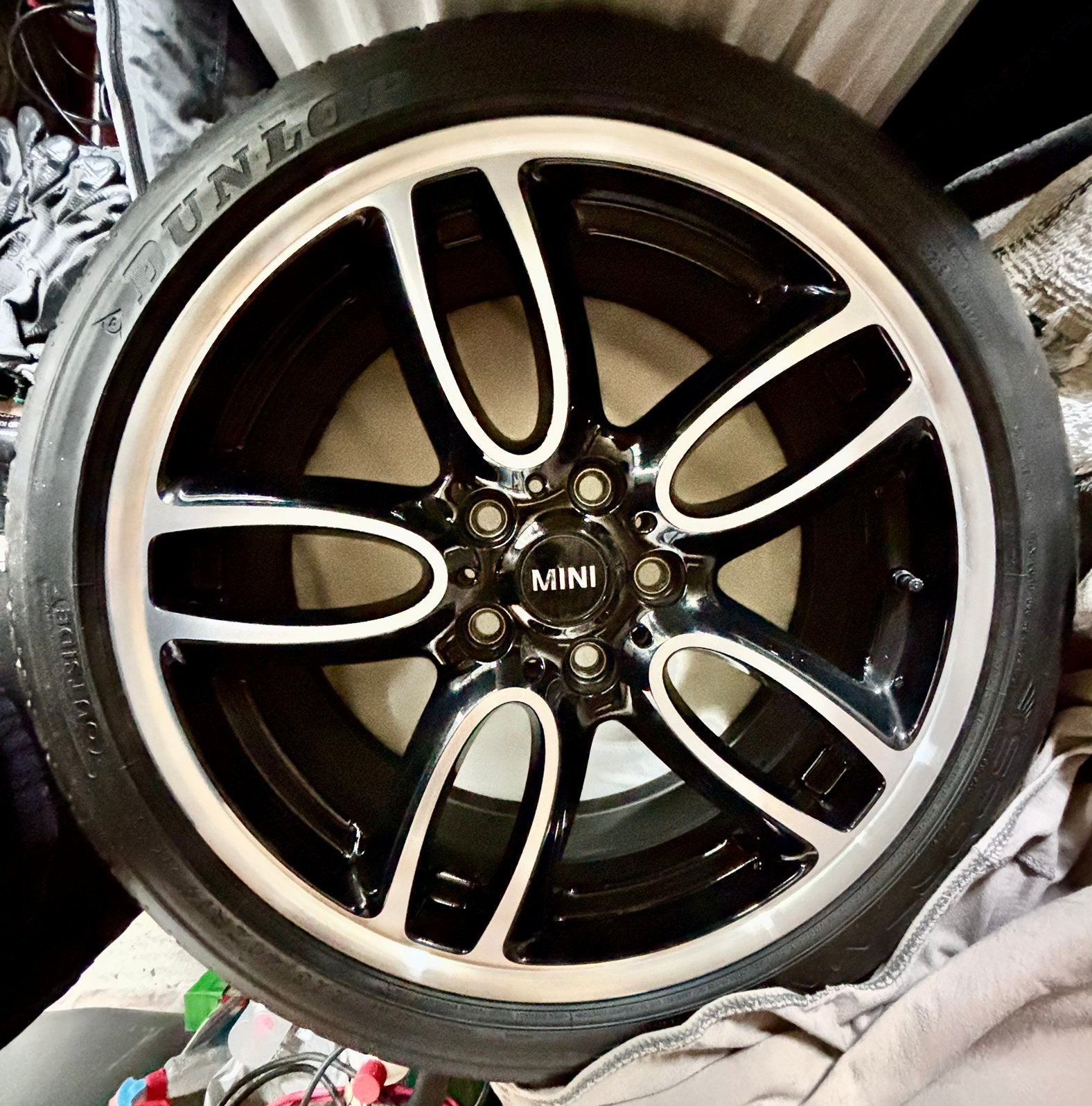 19 inch Originele Mini JCW Countryman R60 R61 velgen banden, Gebruikt, Banden en Velgen, Personenwagen, Ophalen
