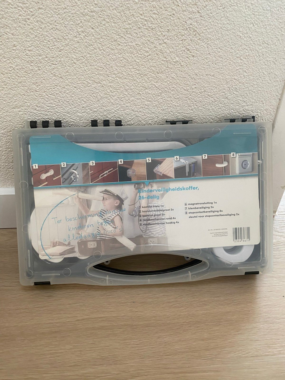 Kinderbeveiligingskoffer 26-delig, Ophalen of Verzenden, Nieuw