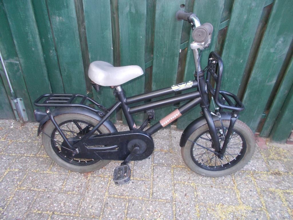 Leuke 14 inch supersuper transportfiets, Fietsen en Brommers, Ophalen, Gebruikt, Terugtraprem, 14 inch of minder