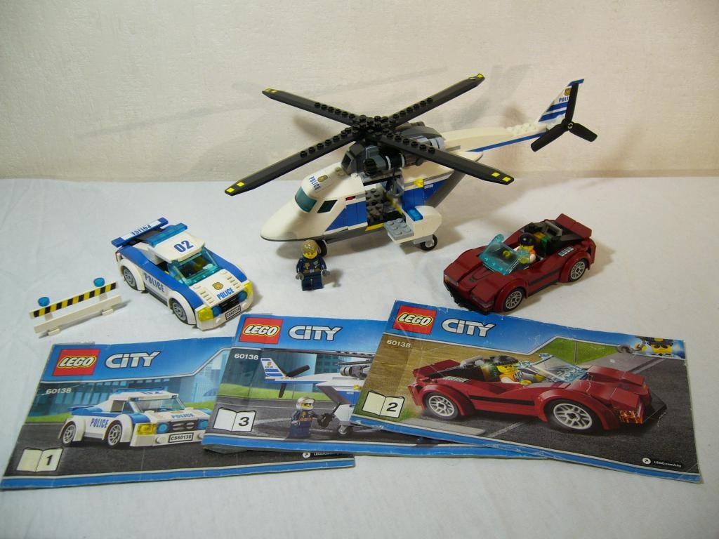 Lego City 60138 High-speed Chase, Lego, Ophalen of Verzenden, Compleet, Complete set
