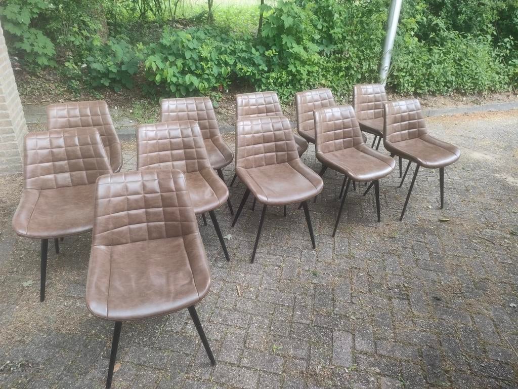 40 Horeca Stoelen - Partij Restaurant Café Stoelen, Ophalen, Overige materialen, Gebruikt, Bruin