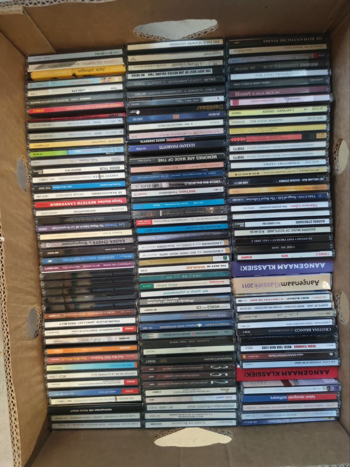 Doos met 138 diverse CD's - zie foto voor titels, Ophalen of Verzenden, Gebruikt