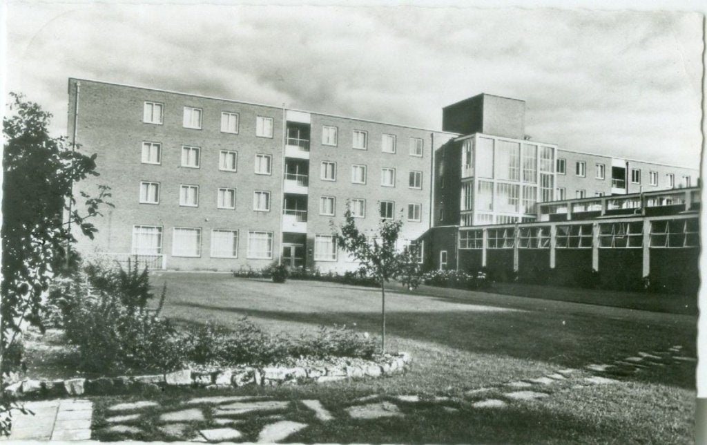Rijckholt 1961; St. Jozefklooster Liefdezusters H. Carolus., Verzamelen, Verzenden, 1960 tot 1980, Gelopen, Limburg