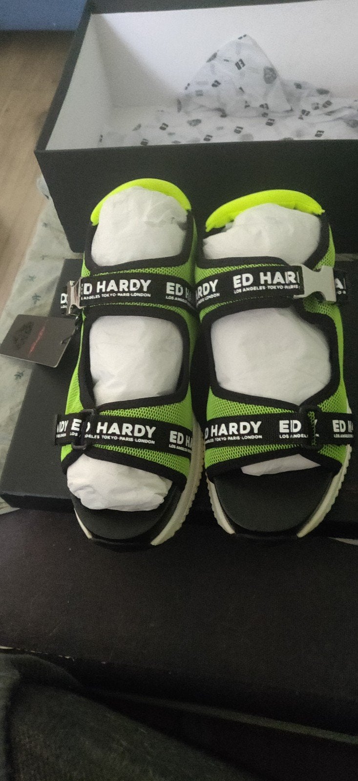Ed Hardy sandalen nieuw in doos, Ophalen of Verzenden, Nieuw