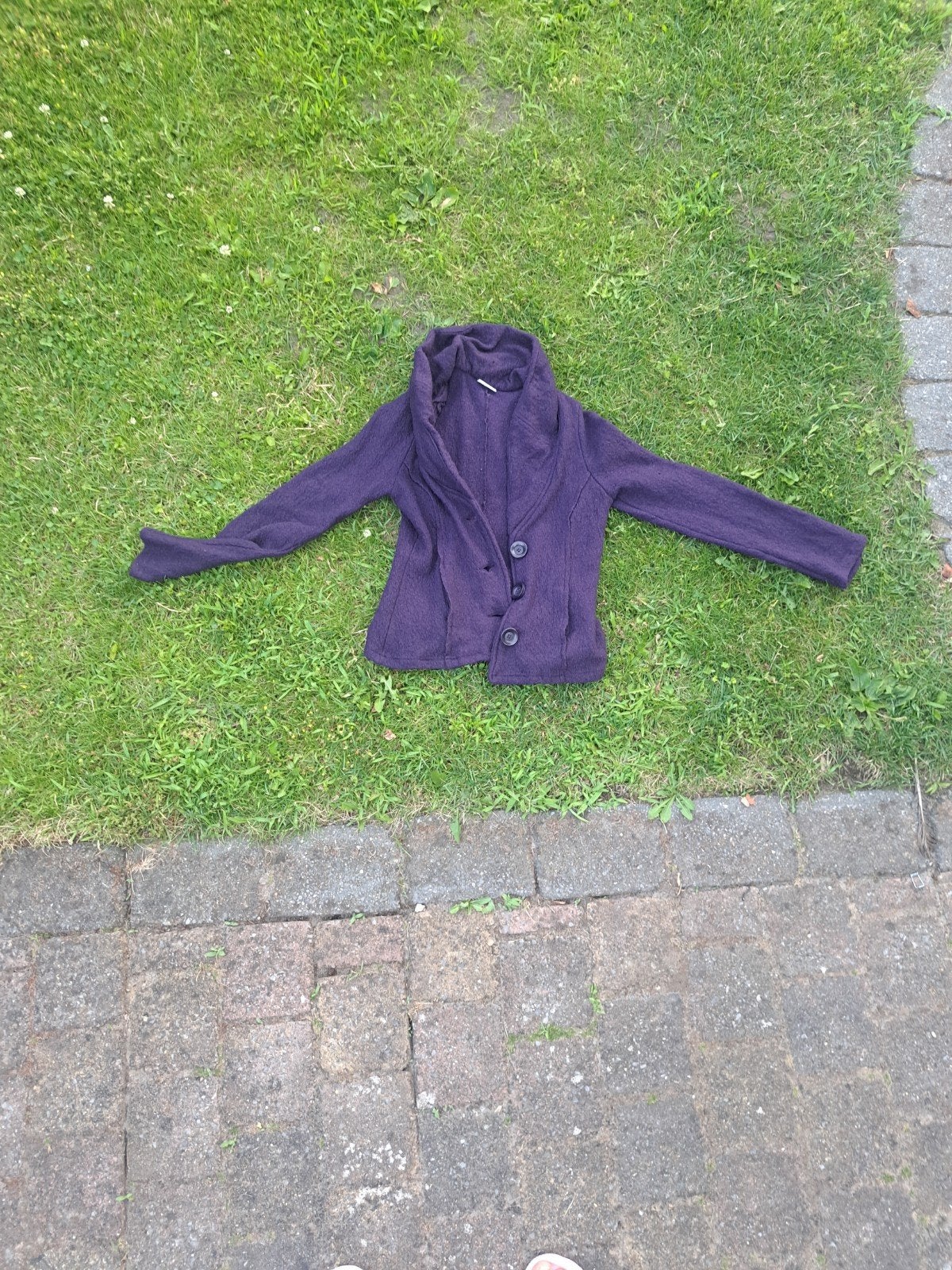 Paarse jas., Kleding | Dames, Jassen | Zomer, Ophalen of Verzenden, Nieuw, Paars