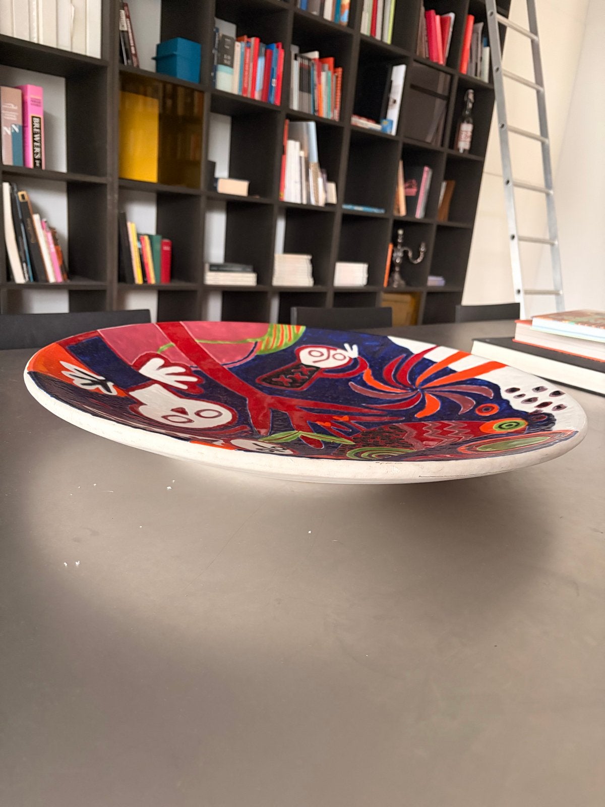 Corneille bord - Uniek kunstwerk, 60 cm doorsnede, Ophalen