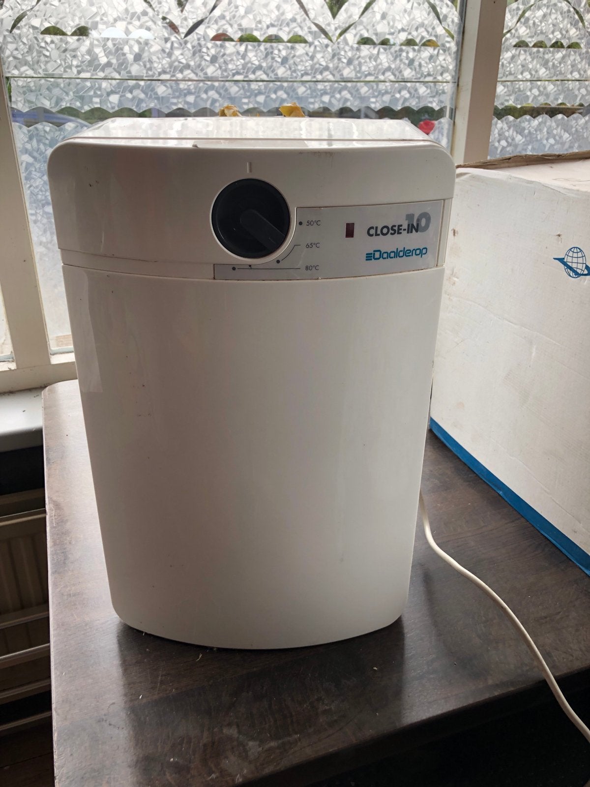 Daalderop Close-in 10 liter boiler, Ophalen of Verzenden, Gebruikt, Inbouw, Elektrisch