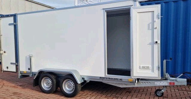 Dichte aanhanger met zijdeur 350x150x180 cm, Auto diversen, Aanhangers en Bagagewagens, Ophalen, Zo goed als nieuw