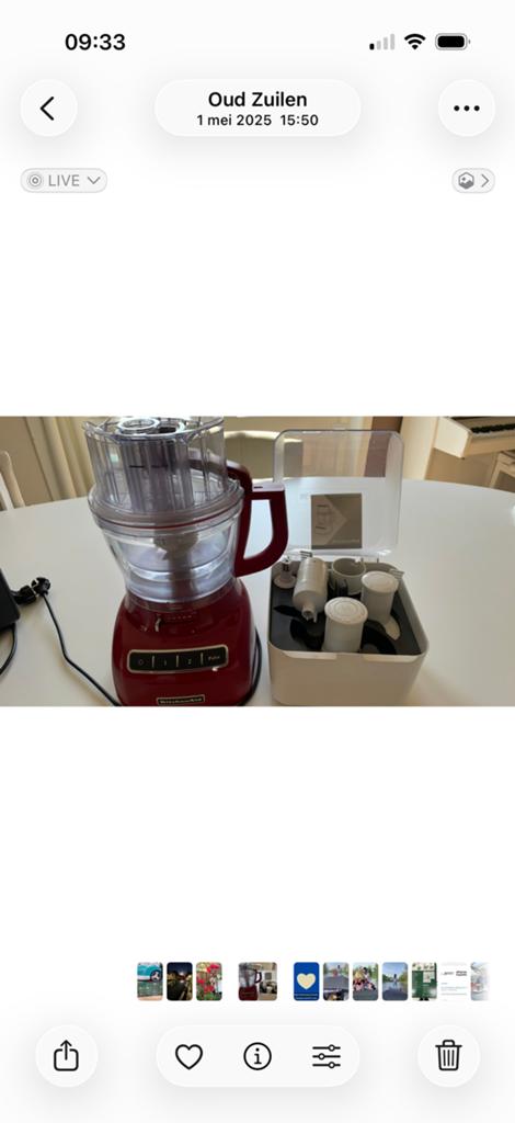 KitchenAid Keukenhulp - Veelzijdig en Zo goed als Nieuw, Witgoed en Apparatuur, Keukenmixers, 2 tot 3 liter, Ophalen, Zo goed als nieuw
