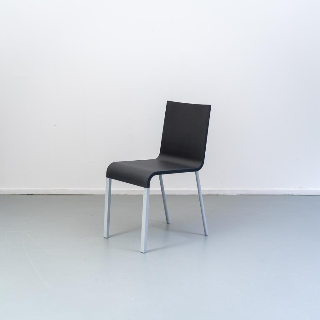 63 Vitra .03 Maarten van Severen - Zwart Niet Stapelbaar, Niet ingevuld, Zwart, Niet ingevuld, Ophalen of Verzenden