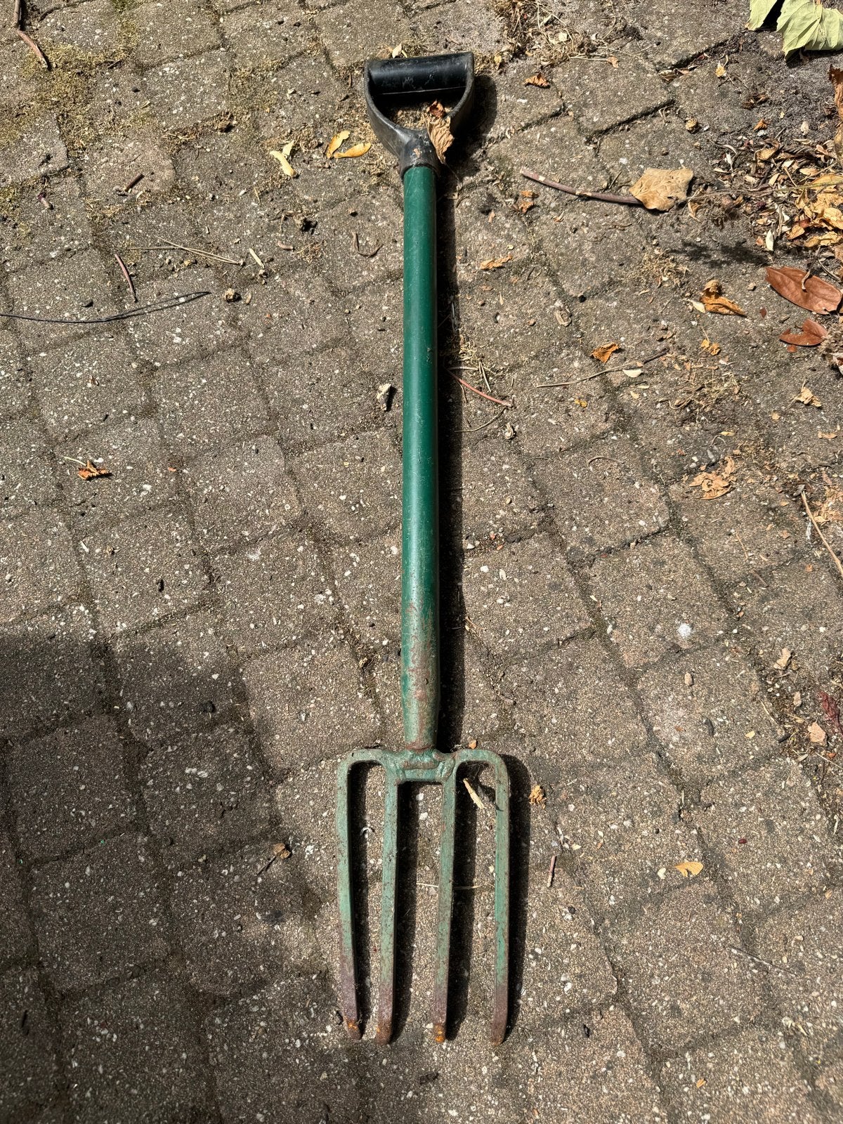 Set van 2: Tuinvork en Spade, Ophalen, Gebruikt, Vork