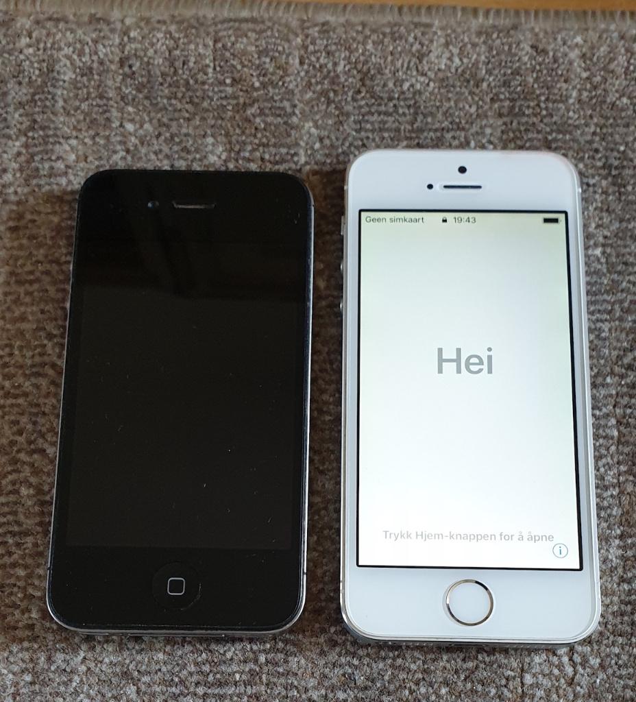 Iphone 4 en Iphone 5s., Telecommunicatie, 16 GB, Zwart, Ophalen of Verzenden, Zonder simlock