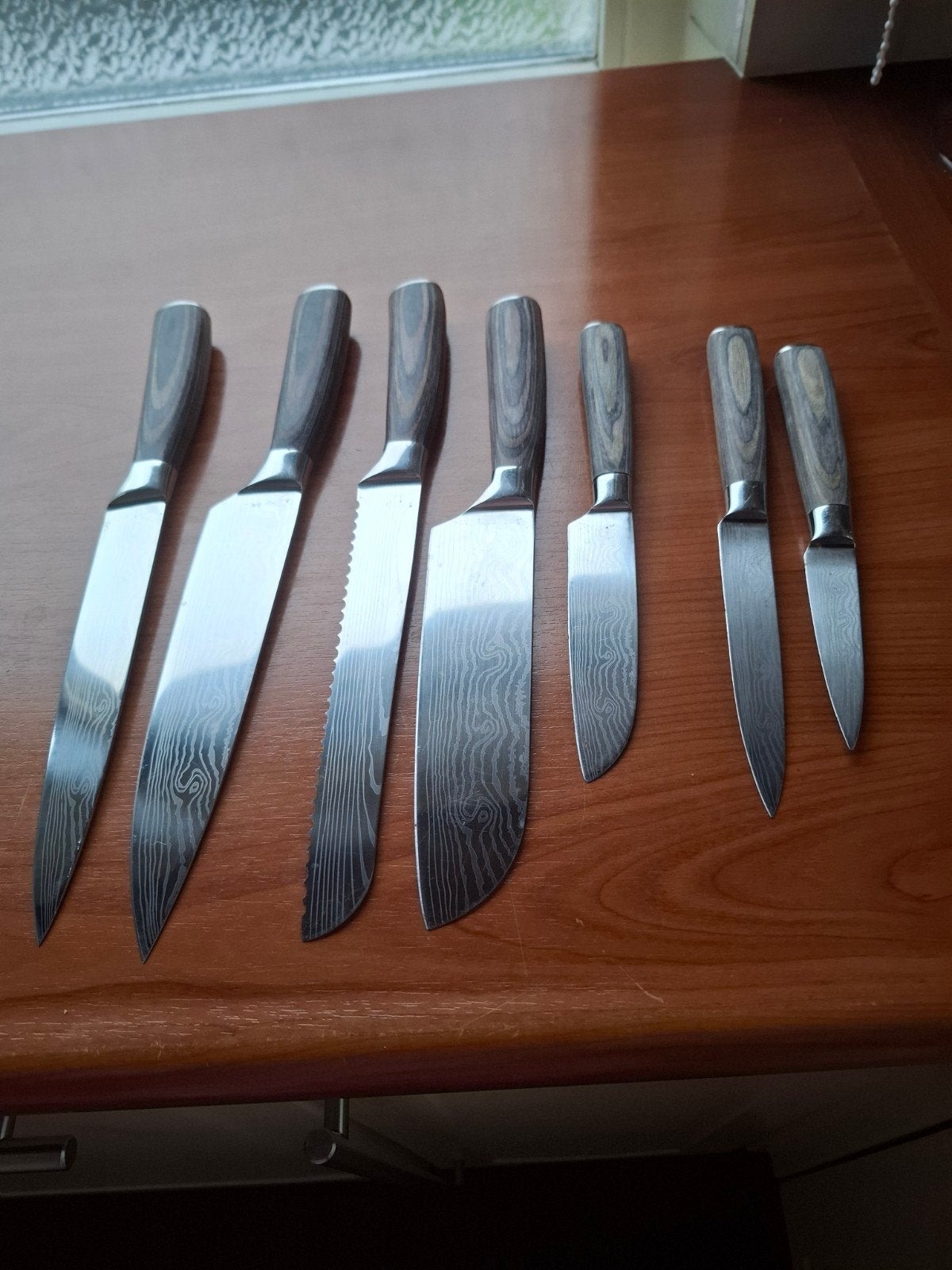 Messenset 7 stuks - Zo goed als nieuw, Ophalen of Verzenden