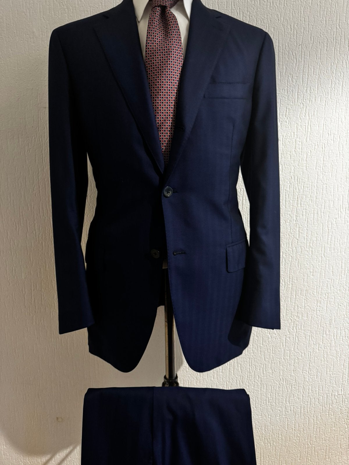 Prachtige Isaia Pak, Verzenden, Zo goed als nieuw, Maat 52/54 (L), Blauw