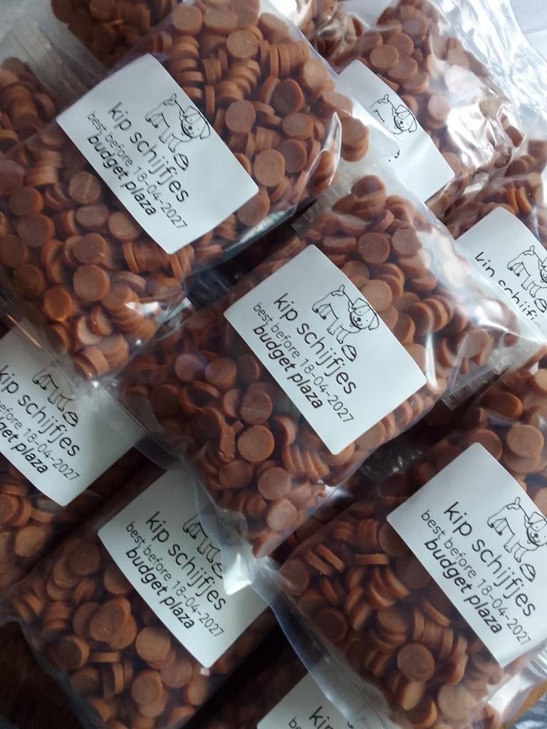 Hondensnacks – Kip Schijfjes, Dieren en Toebehoren, Ophalen of Verzenden, Hond