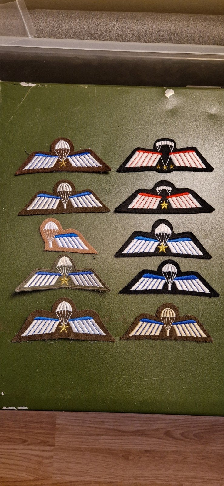militaire parawings, Ophalen of Verzenden, Landmacht, Nederland, Embleem of Badge