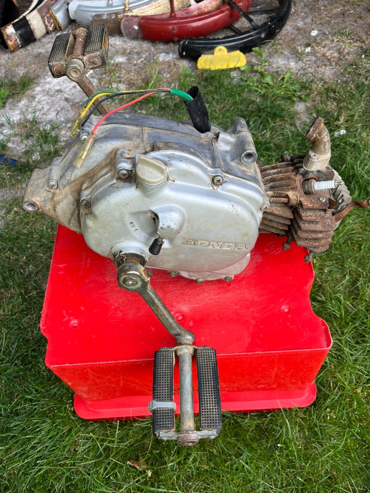 Motorblok honda amigo novio pc50, Ophalen of Verzenden