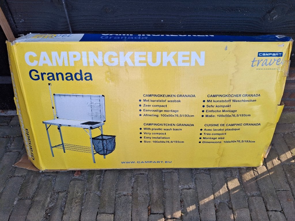 Campingkast voor kooktoestel, Ophalen, Zo goed als nieuw