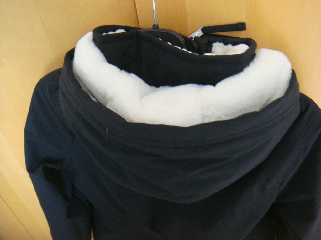 Hollister zwarte winterjas jas meisjes maat XS, Ophalen of Verzenden, Zo goed als nieuw, Meisje, Jas