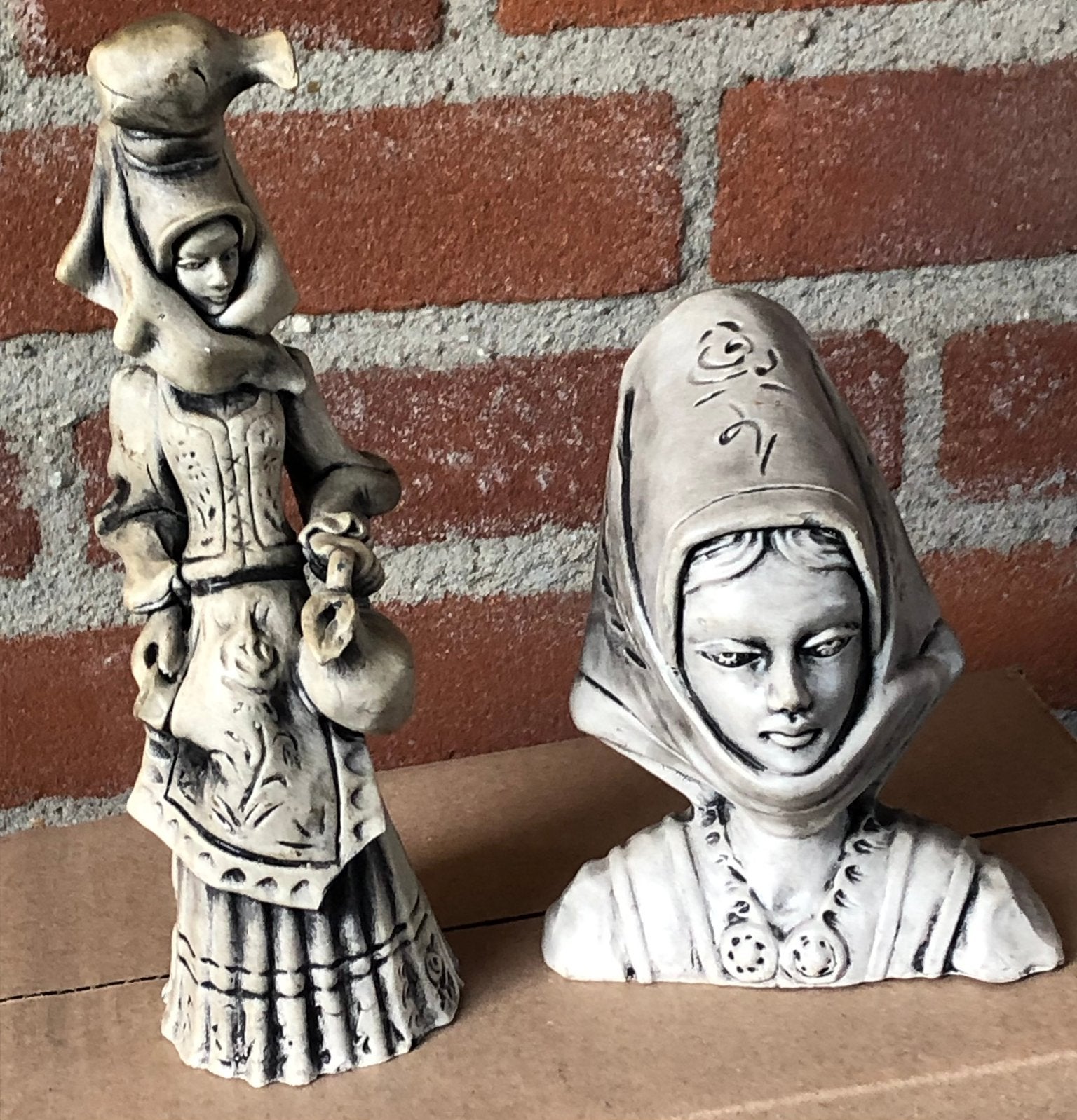 Vintage aardewerk handgemaakte sculpturen A.Massidda, Italië, Ophalen of Verzenden