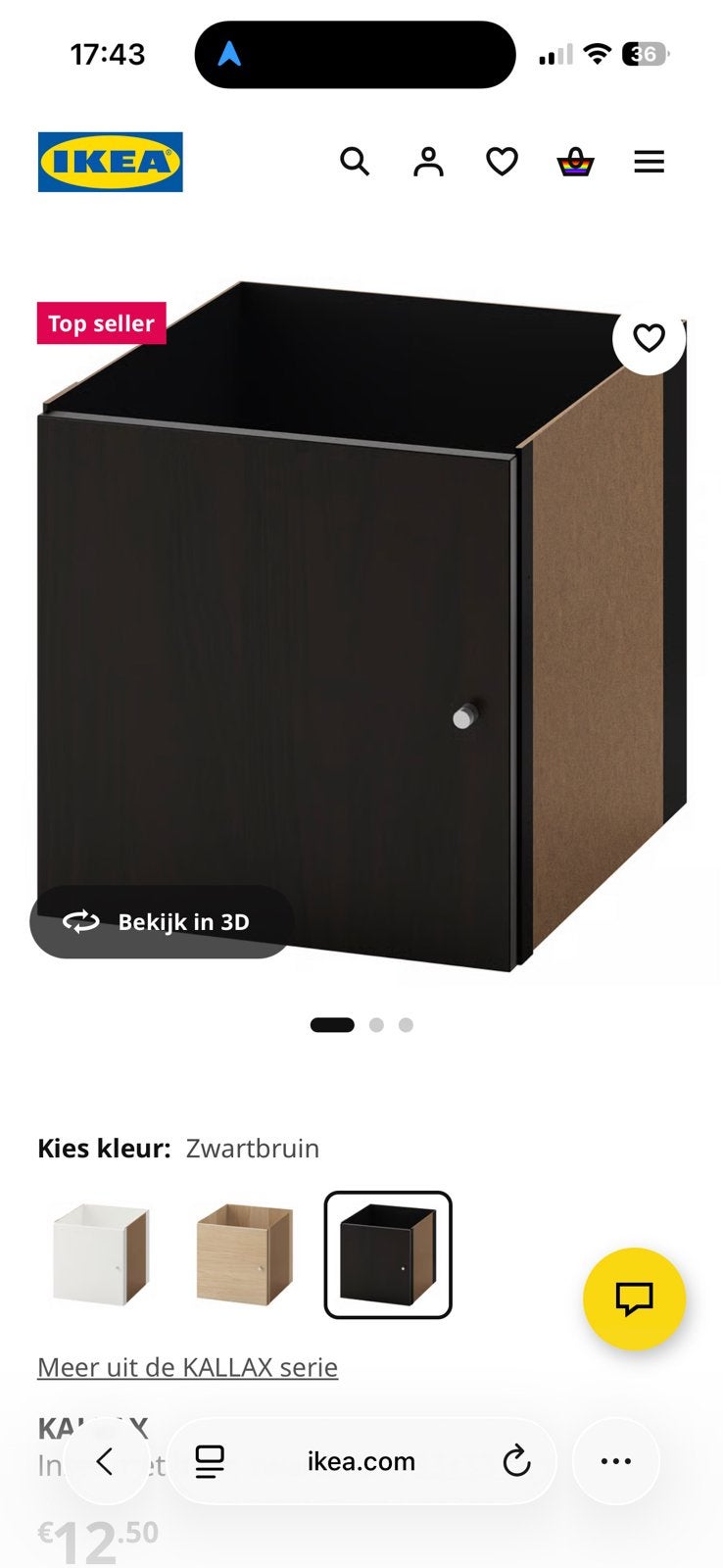 13x Ikea kallax deur zwart/ losse zwarte deuren, Ophalen, Zo goed als nieuw, 25 tot 50 cm, Minder dan 100 cm