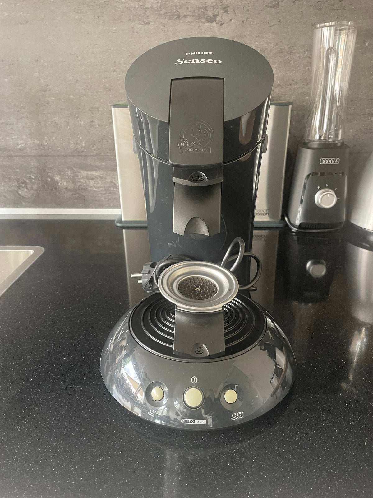 Philips Senseo Koffiepadapparaat  2 pad houders ontklakt, Koffiemachine, Ophalen of Verzenden, Zo goed als nieuw, 1 kopje