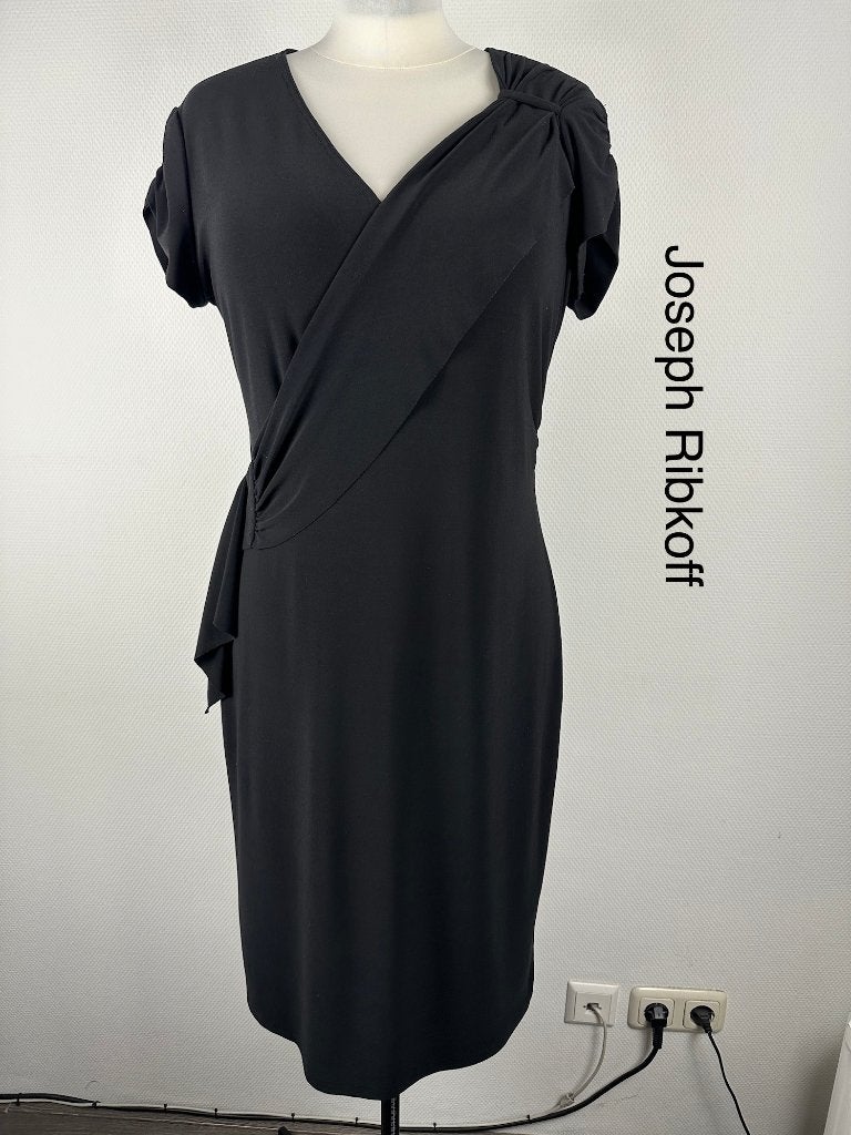 Joseph Ribkoff Jurk  (mt: 42) 15,5/263, Joseph Ribkoff, Joseph Ribkoff, Zwart, Maat 42/44 (L)