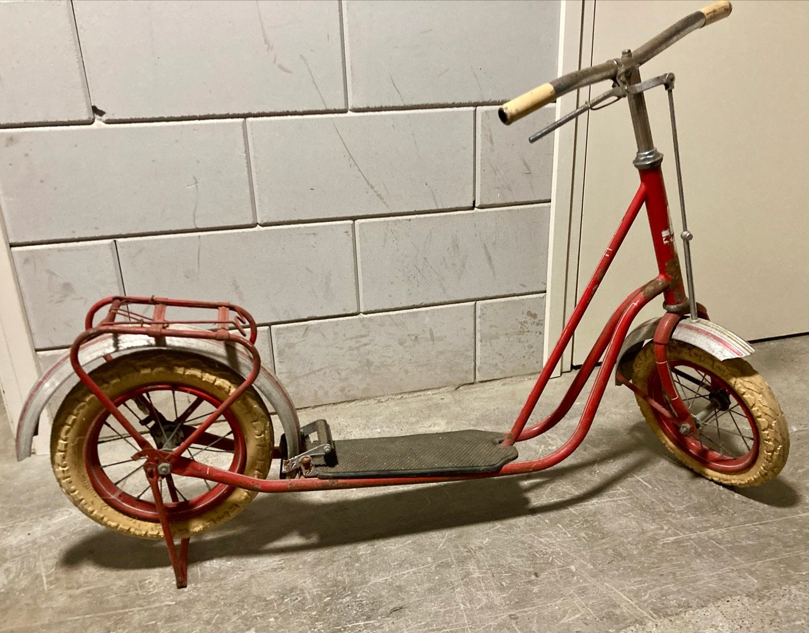 Vintage Rode Step - Adoya De Luxe, Fietsen en Brommers, Steps, Gebruikt, Gewone step, Ophalen
