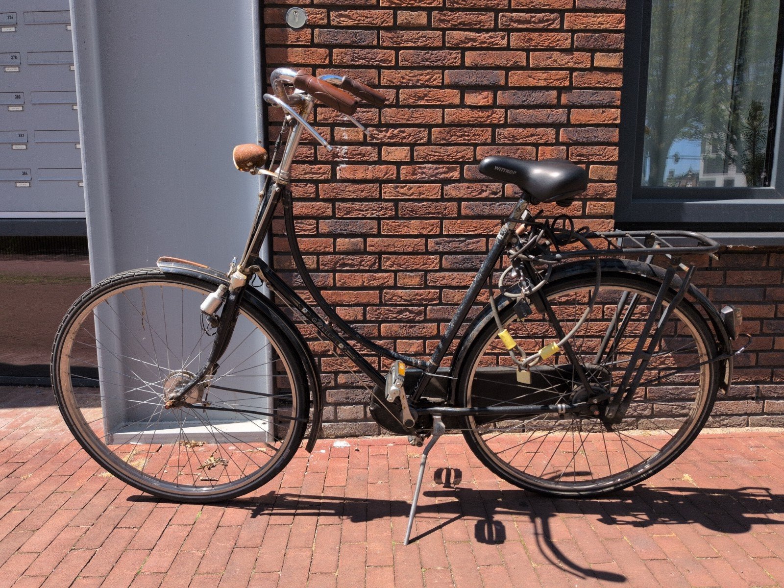 Gazelle damesfiets - opknapper, Ophalen, Gebruikt, Velgrem, Handrem