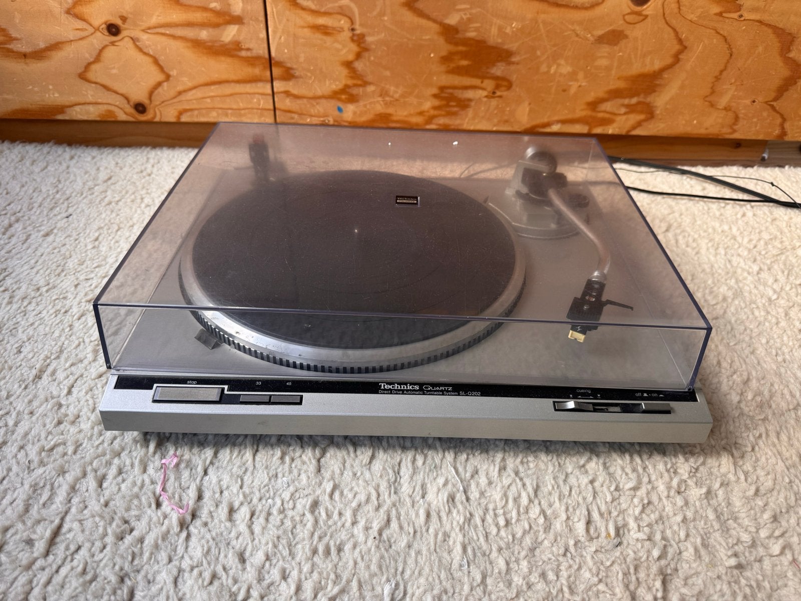 Technics SL-Q202 Direct Drive Automatische Platenspeler, Gebruikt, Automatisch, Ophalen of Verzenden, Platenspeler