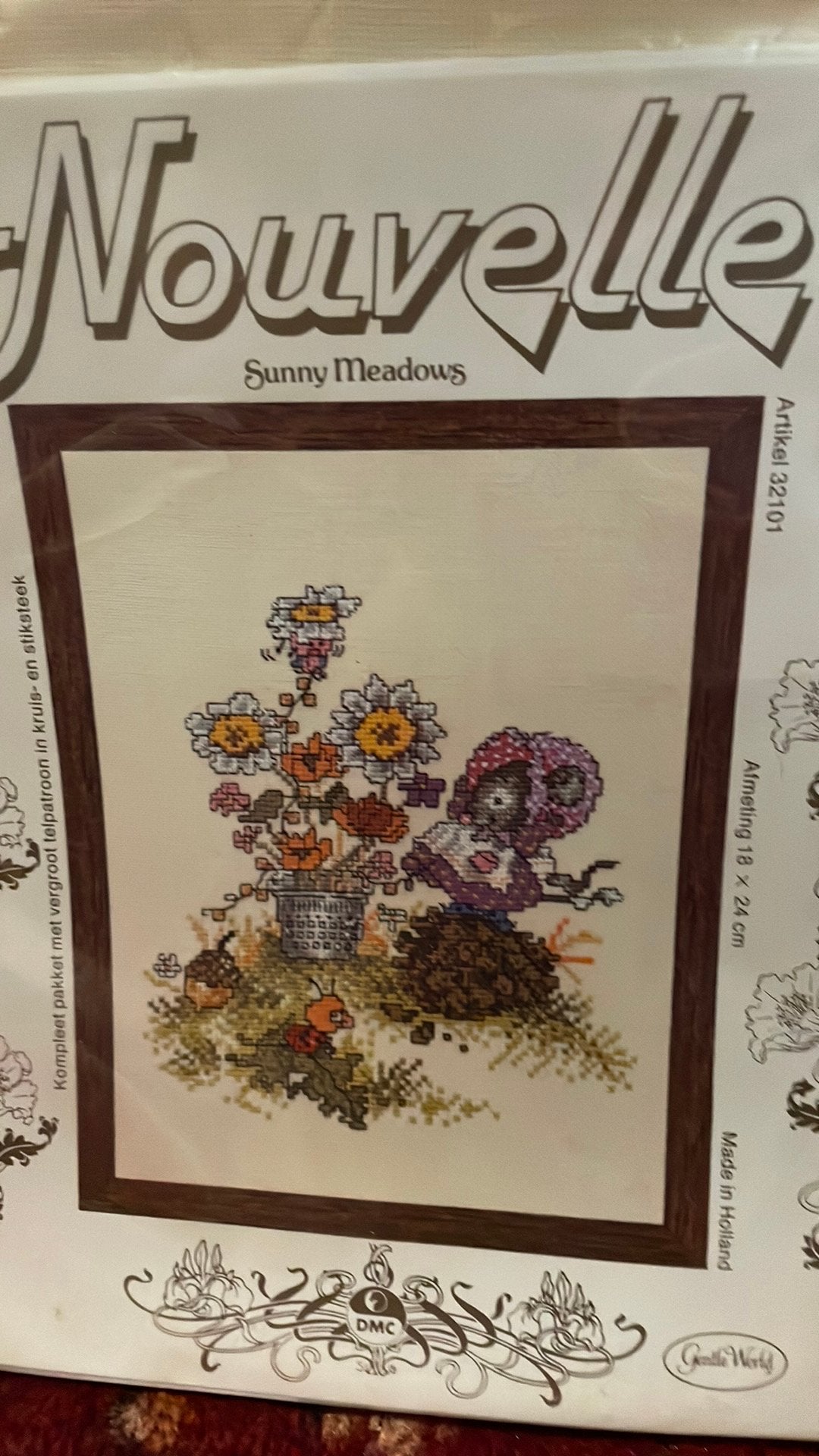 Borduurpakket nouvelle, Ophalen of Verzenden, Nieuw, Borduurpakket