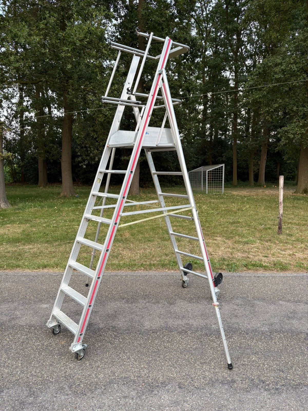 Hymer Verrijdbare magazijntrap - platform trap - Bordestrap, Ophalen, Trap, Zo goed als nieuw, Opvouwbaar of Inschuifbaar